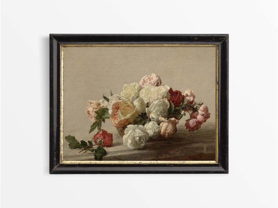 Roses VIII Vintage Art Print