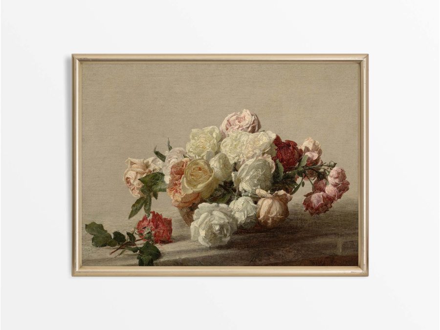 Roses VIII Vintage Art Print