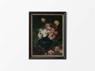 Roses X Vintage Art Print