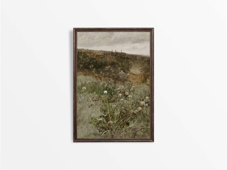 Rustic Meadow II (Split) Vintage Art Print Set