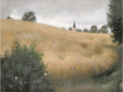 Rye Field Vintage Art Print