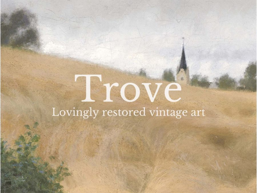 Rye Field Vintage Art Print