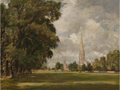 Salisbury Cathedral II Vintage Art Print