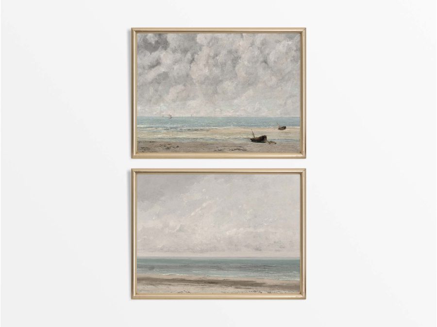 Seaside (Set of Two) Vintage Art Prints
