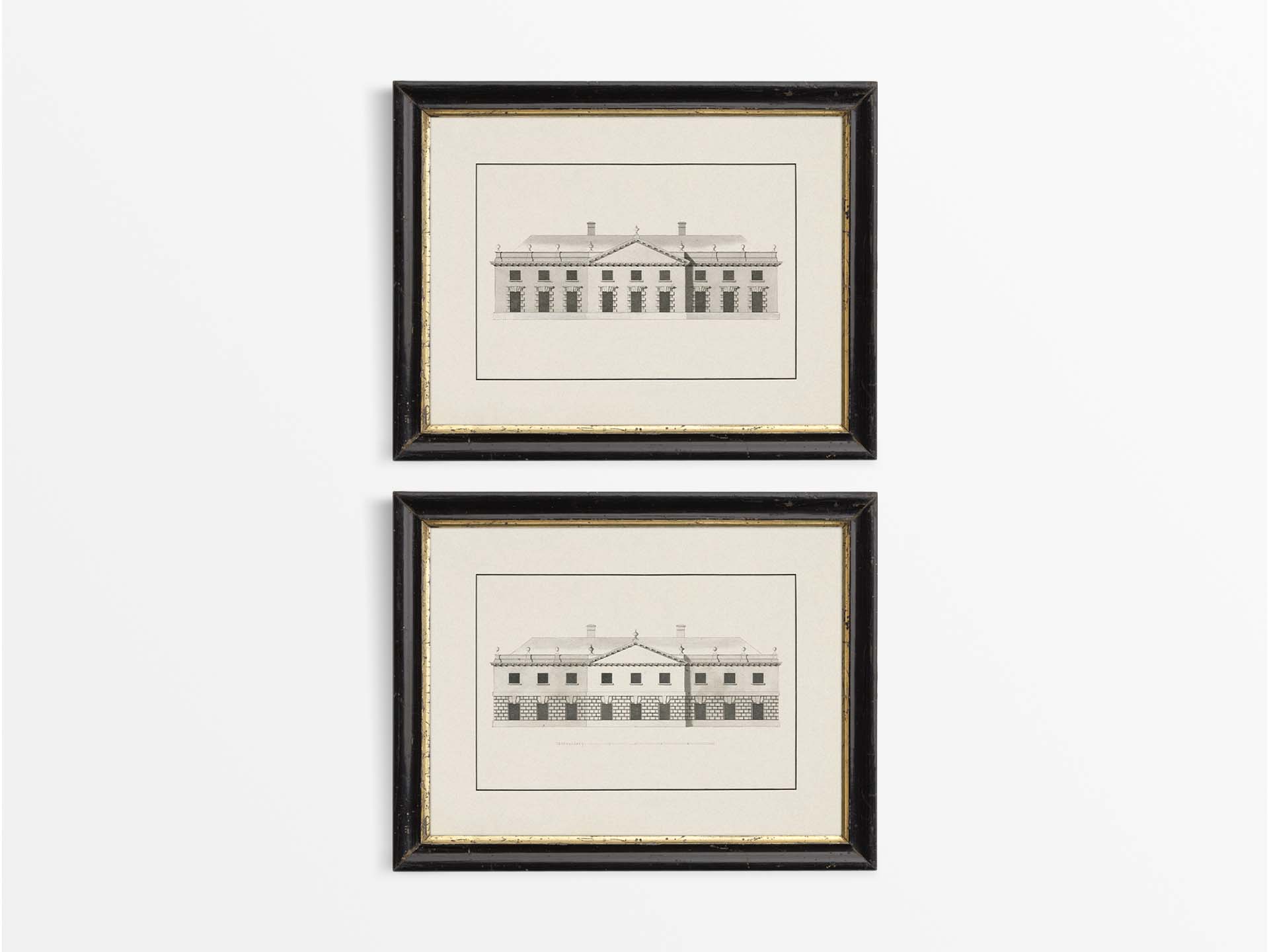Stables (Set of Two) Vintage Art Prints