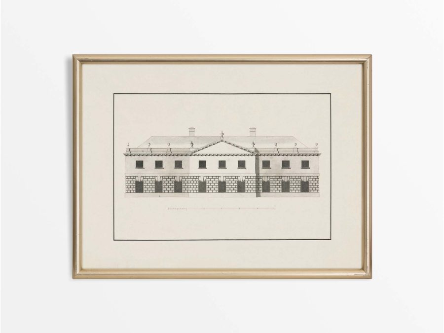 Stables Vintage Art Print