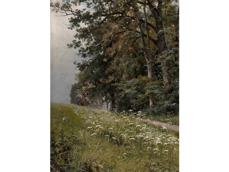 Summer Woodland II Vintage Art Print