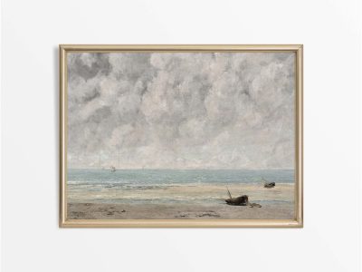 The Calm Sea Vintage Art Print