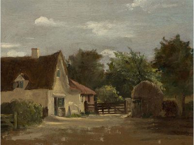 The Cottage Vintage Art Print