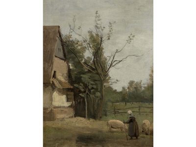 The Farm Vintage Art Print
