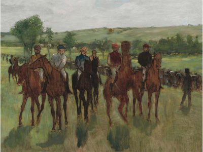 The Riders Vintage Art Print