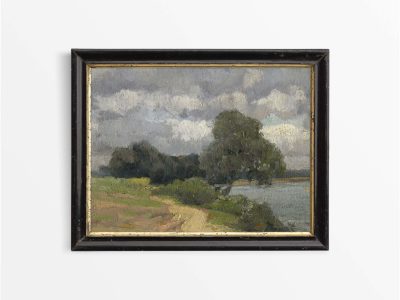 The River II Vintage Art Print