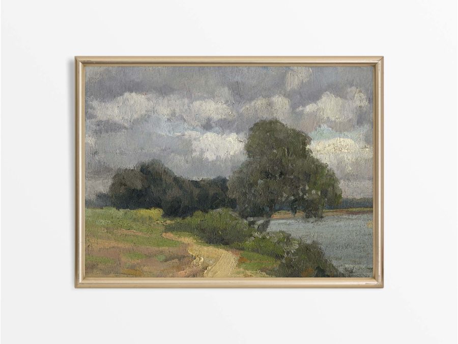 The River II Vintage Art Print