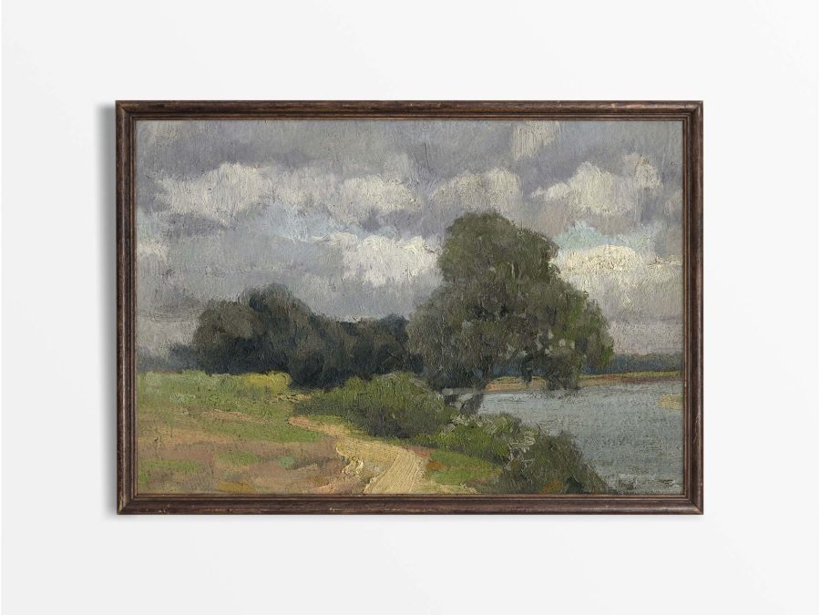 The River II Vintage Art Print