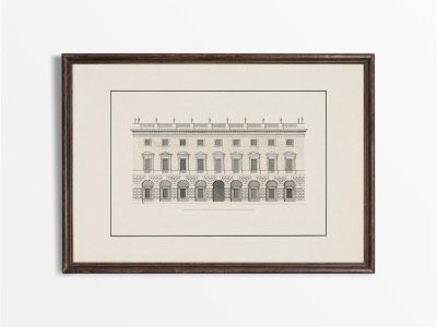 Town House Vintage Art Print