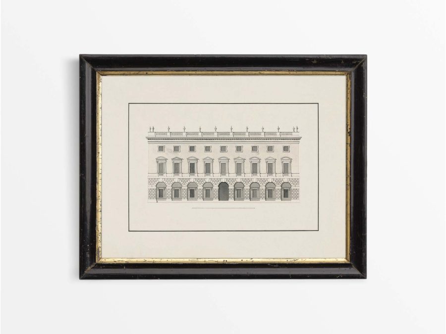 Town House Vintage Art Print