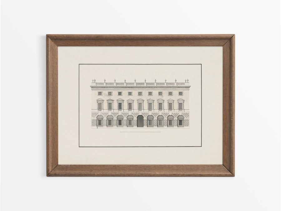 Town House Vintage Art Print