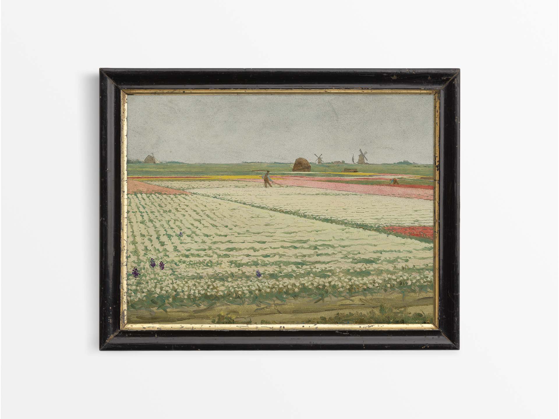 Tulip Fields Vintage Art Print