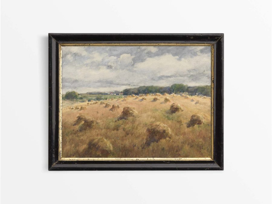 Wheat Field II Vintage Art Print