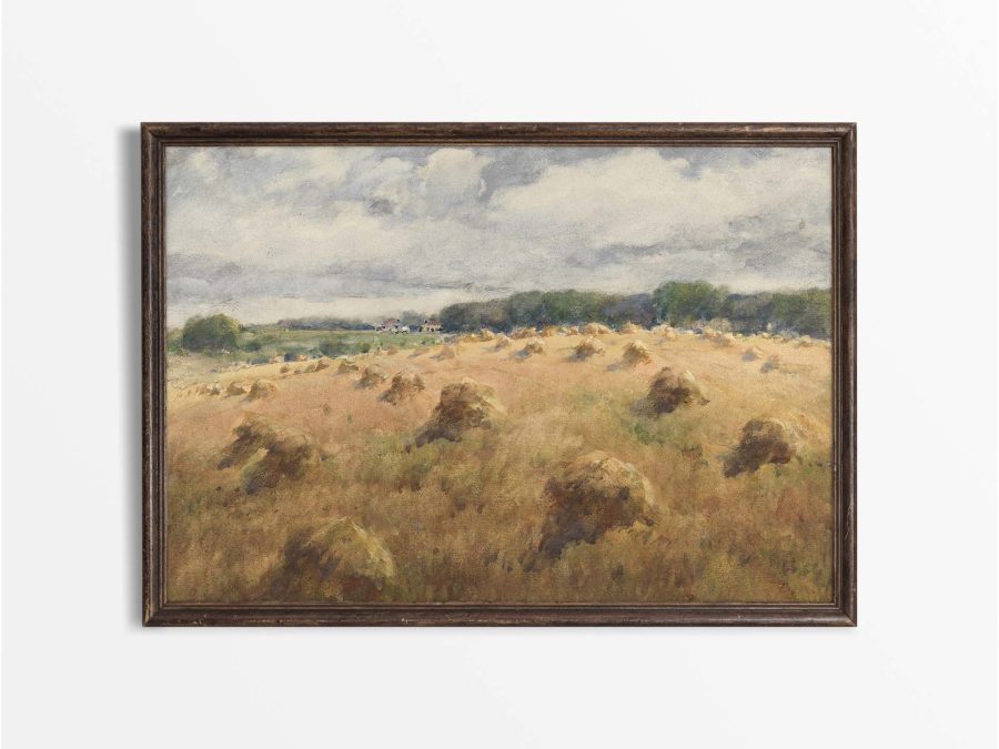 Wheat Field II Vintage Art Print