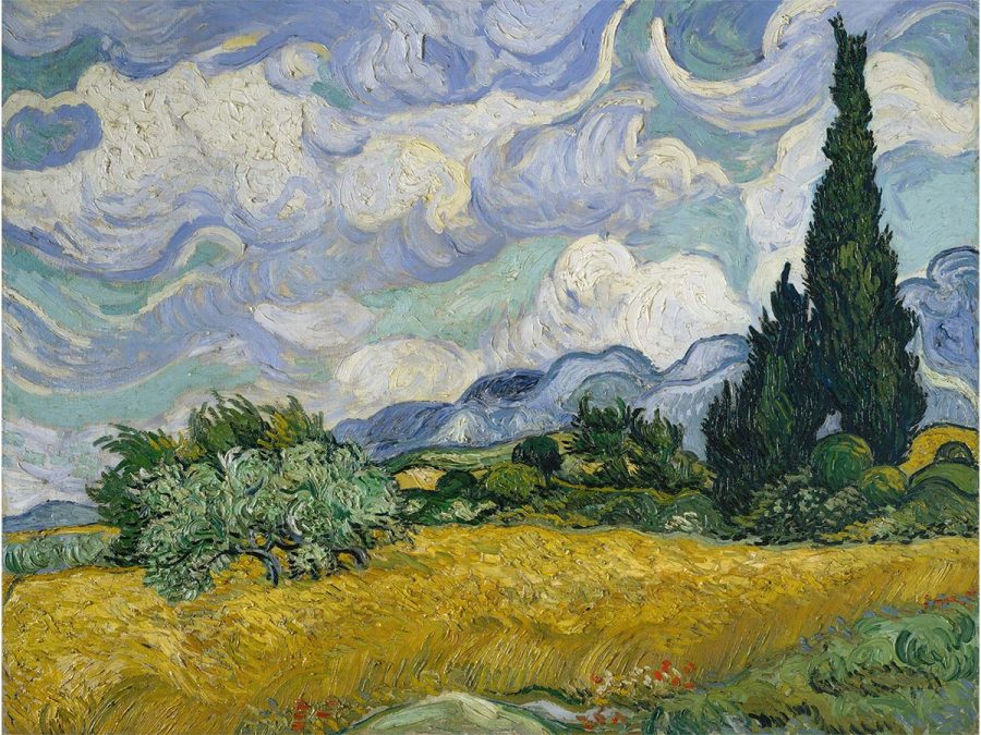 Wheat Field Vintage Art Print