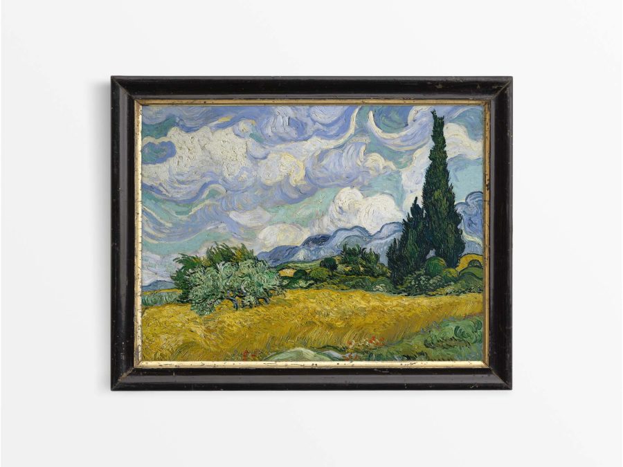 Wheat Field Vintage Art Print