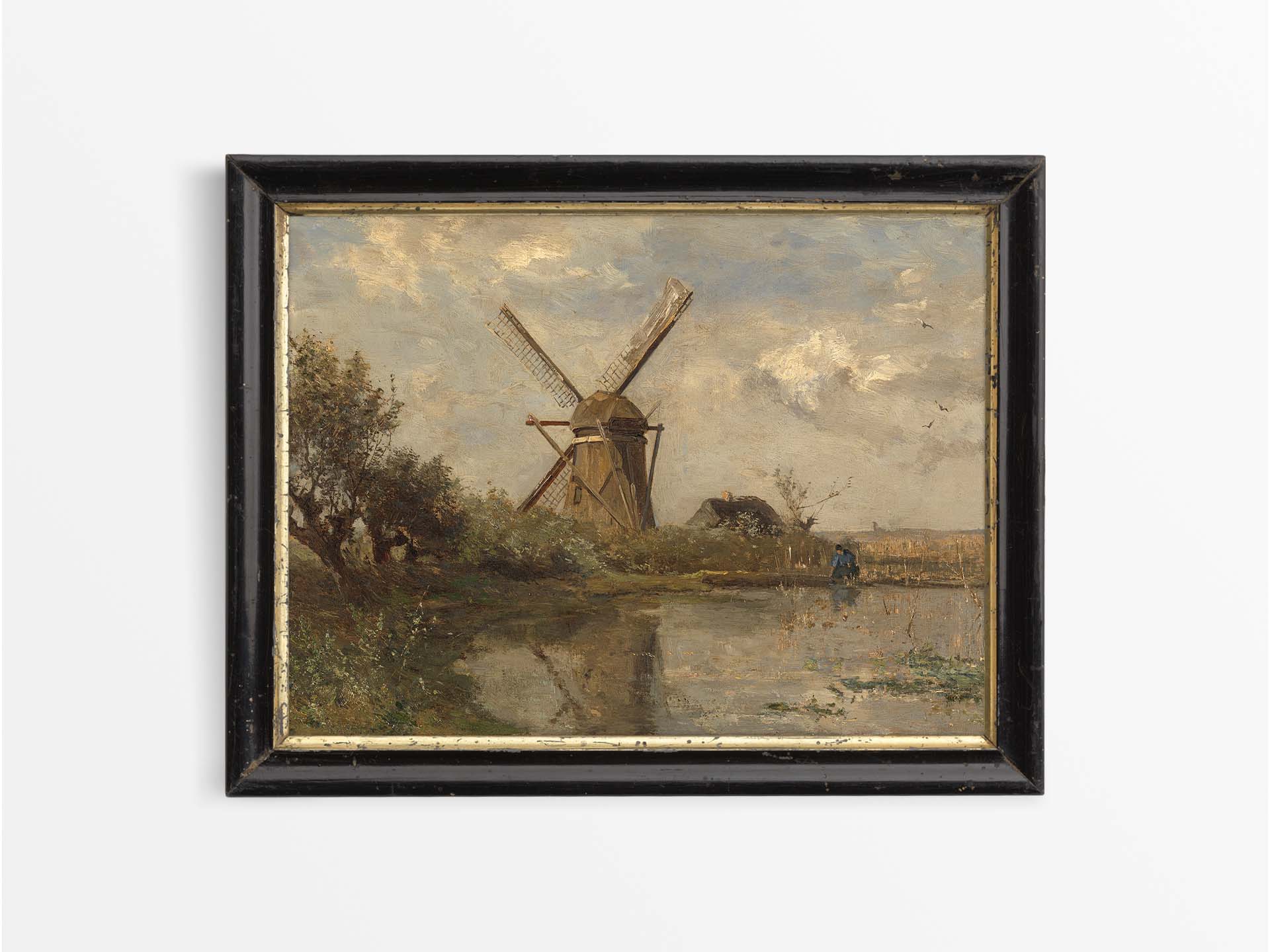 Windmill II Vintage Art Print