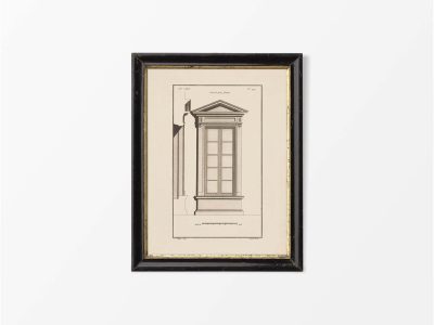 Window II Vintage Art Print