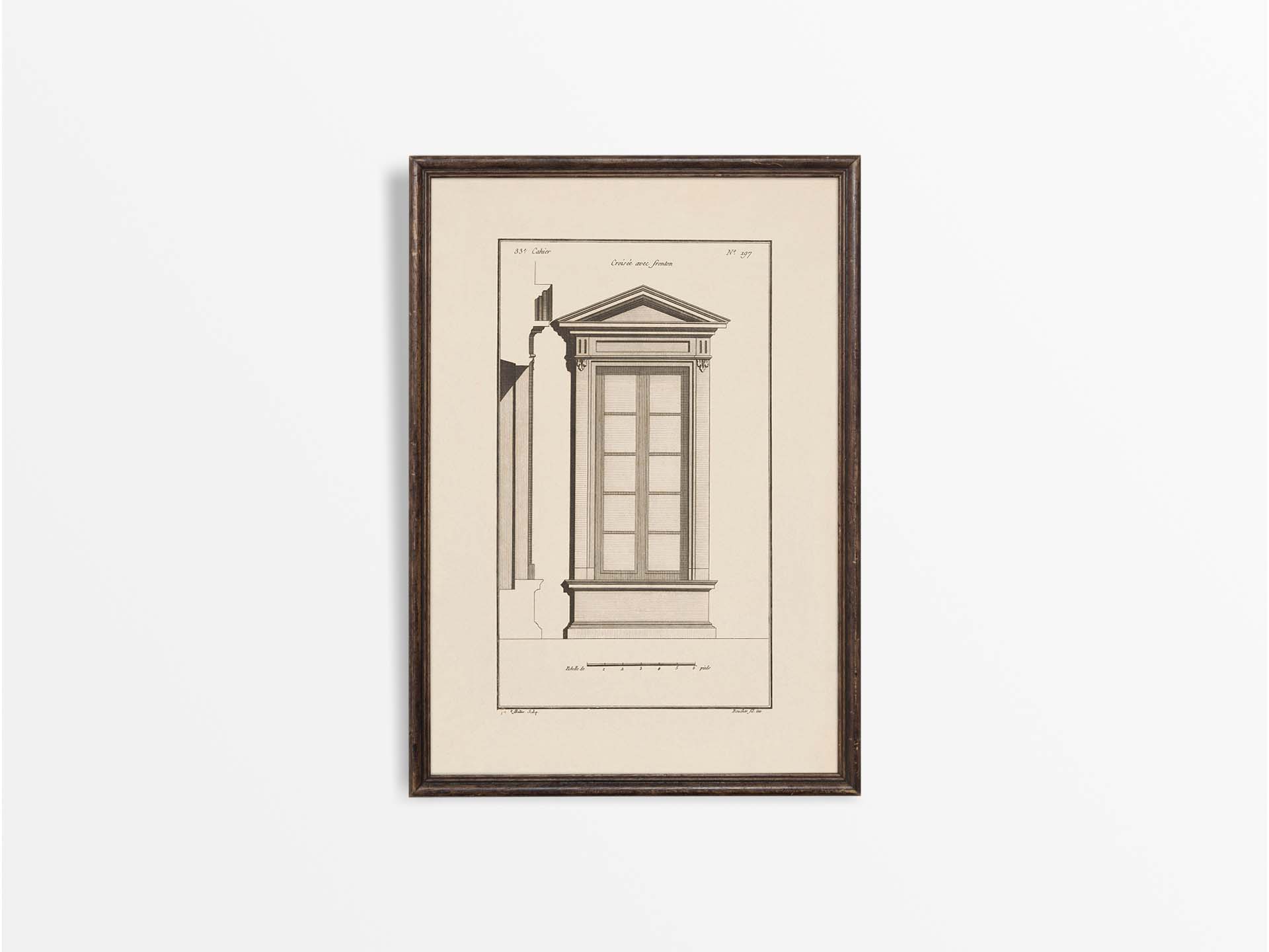 Window II Vintage Art Print