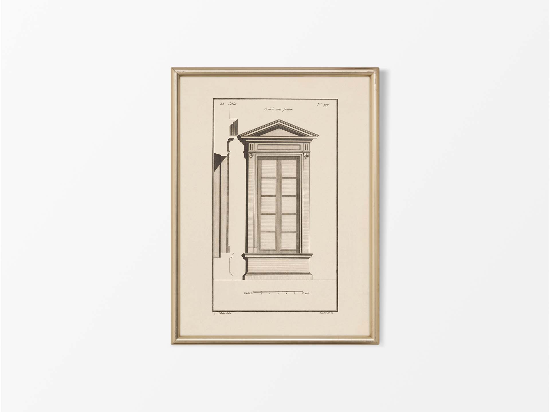 Window II Vintage Art Print