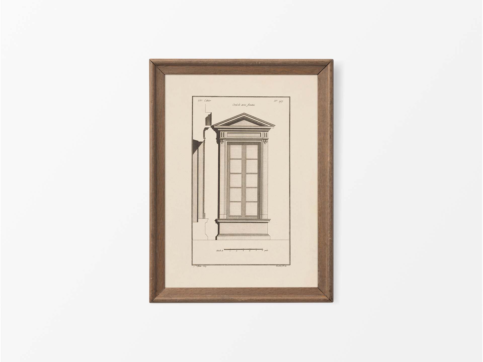 Window II Vintage Art Print