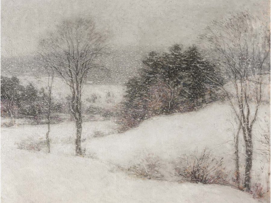 Winter Landscape IX Vintage Art Print