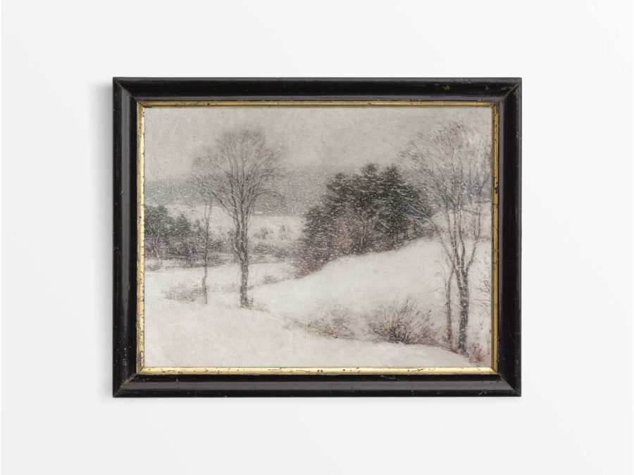 Winter Landscape IX Vintage Art Print