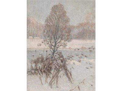 Winter Landscape VII Vintage Art Print