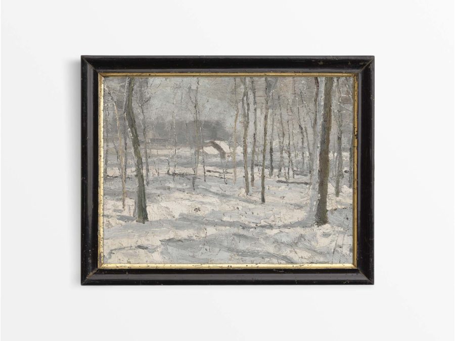 Winter Landscape XII Vintage Art Print