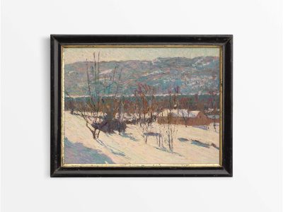 Winter Landscape XIII Vintage Art Print