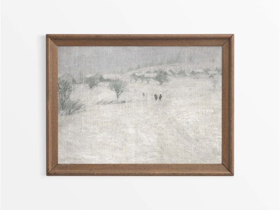 Winter Landscape XIV Vintage Art Print