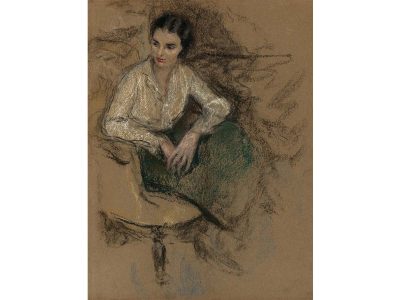 Woman Portrait VII Vintage Art Print