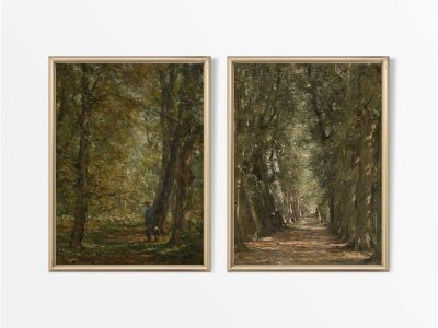 Woodland II (Set of Two) Vintage Art Prints