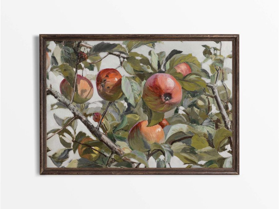 Apples Vintage Art Print