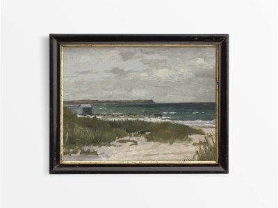 Boathouse Vintage Art Print