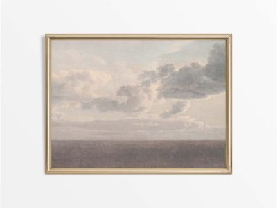 Cloudscape Vintage Art Print