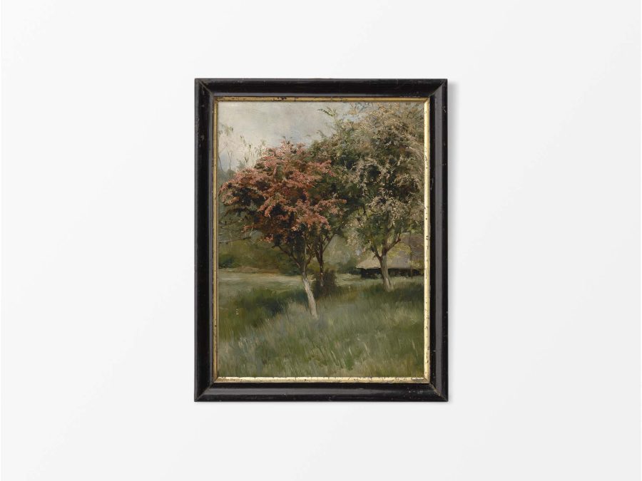 Orchard Blossom Vintage Art Print