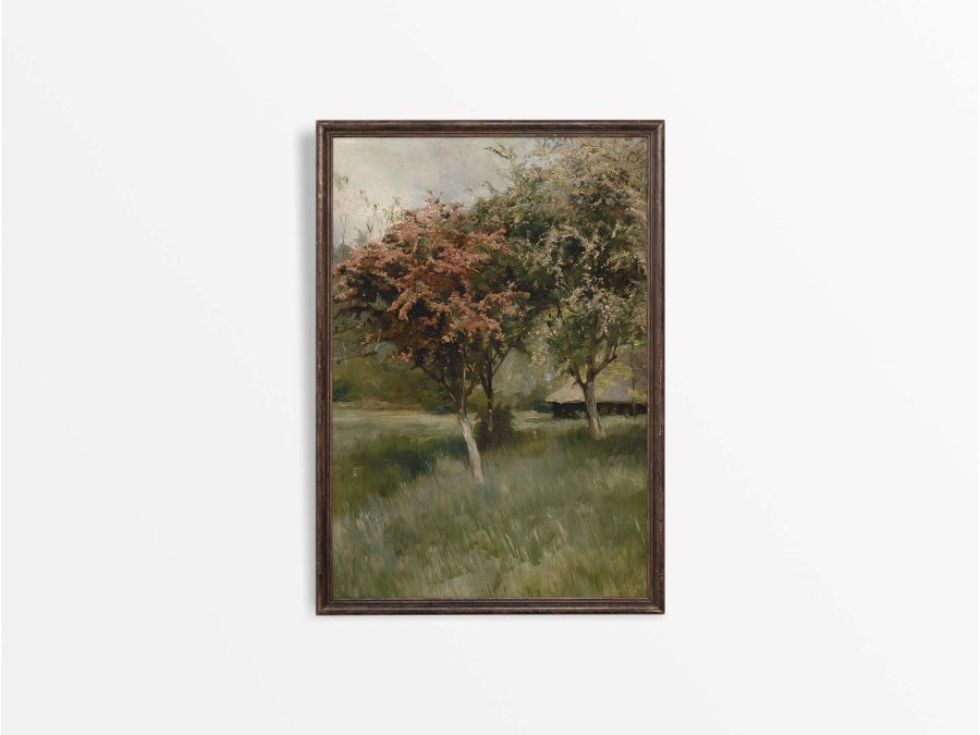 Orchard Blossom Vintage Art Print
