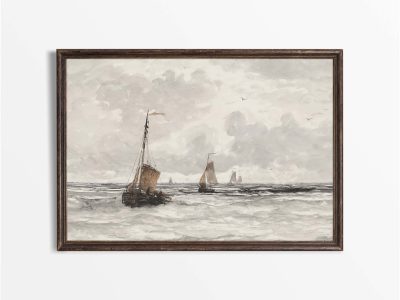 Sailing Vintage Art Print